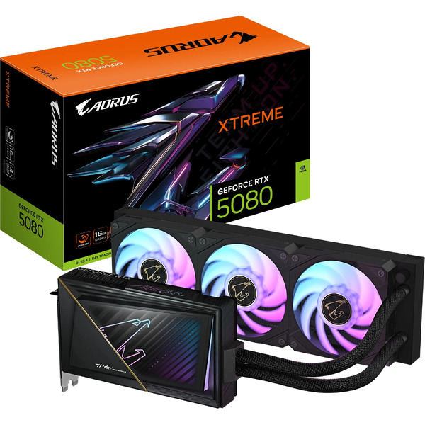 Видеокарта Gigabyte RTX 5080 Xtreme Waterforce 16G GDDR7 (GV-N5080AORUSX W-16GD)