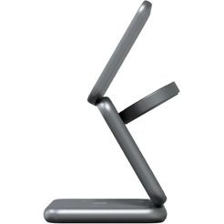 Беспроводное зарядное Magssory Fold Pro 3 в 1 WCH063 (темно-серый)