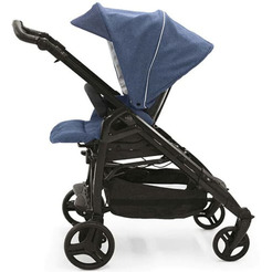 Детская универсальная коляска Cam Comby Family 3 в 1 ART845025-T810 (синий меланж)