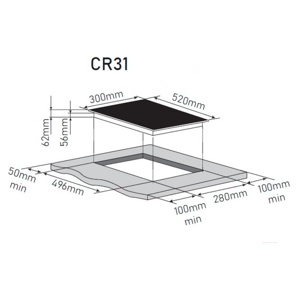 Варочная панель ZorG CR31 black