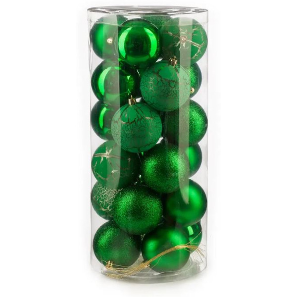 Набор новогодних шаров Ausini VT25-04021-5