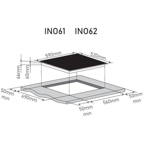 Индукционная варочная панель ZORG INO62 WH