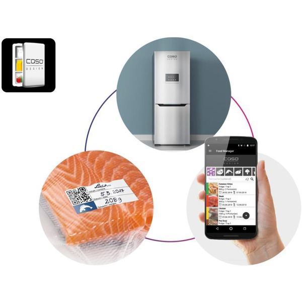 Рулоны для вакуумной упаковки CASO VC 20 х 600 см