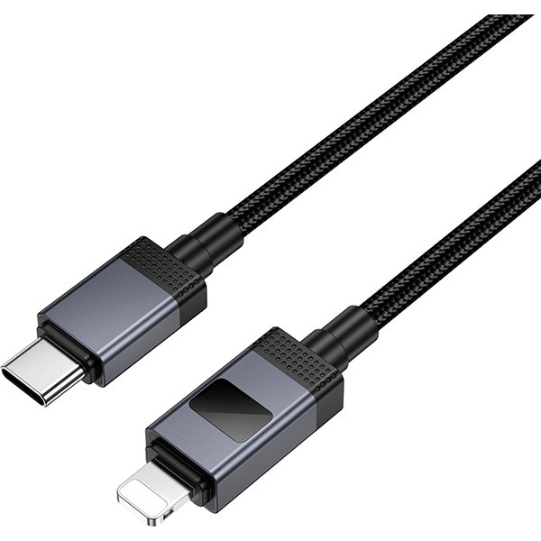 Зарядный кабель Hoco X118 Generous PD27W (черный)