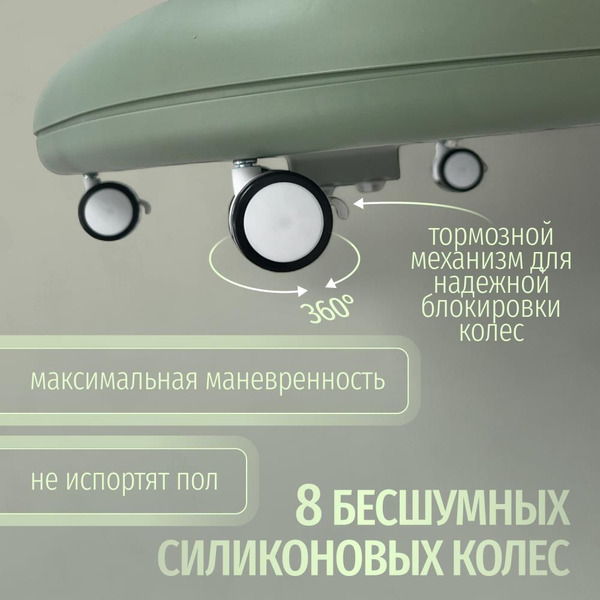 Стульчик для кормления Bubago William BG 193-1 (Зеленый)