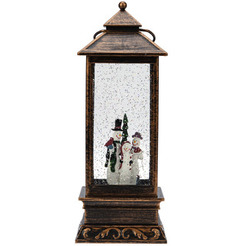 Декоративный фонарь с эффектом снегопада и подсветкой NEON-NIGHT Новый год 501-161