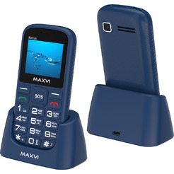 Мобильный телефон Maxvi B201ds (синий)