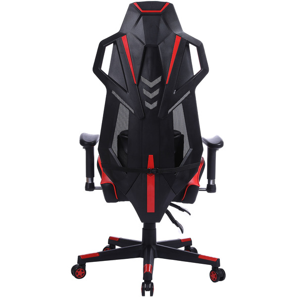 Кресло CACTUS CS-CHR-090BLR (черный/красный)