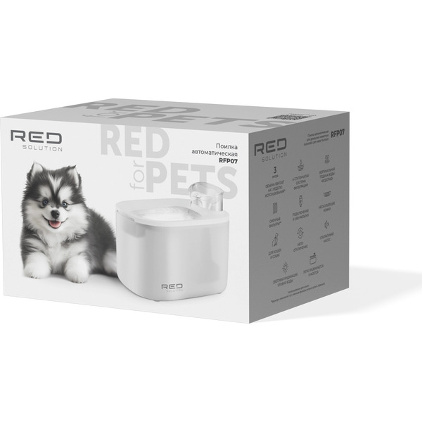 Поилка автоматическая для домашних животных RED SOLUTION RFP07