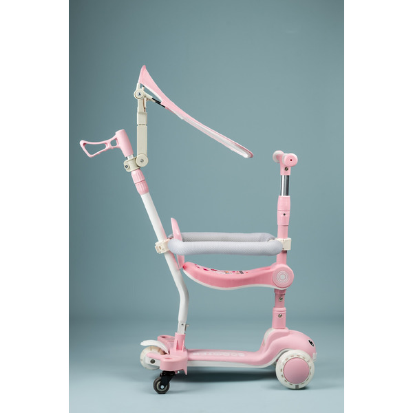 Самокат детский Ricos T-Rex JSCML603B (белый/розовый)