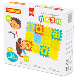 Игрушка развивающая Полесье Пазл №3 (24 элемента) 91475