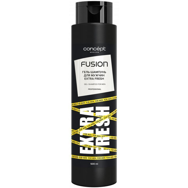 Гель-шампунь CONCEPT Fusion для мужчин Extra Fresh, 500 мл