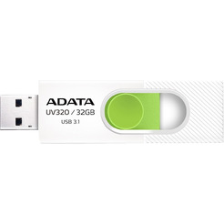 USB флэш накопитель A-Data UV320 32GB (белый/зеленый)
