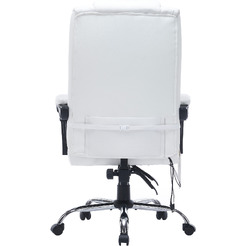 Кресло CACTUS CS-CHR-OC02M-WT (белый)