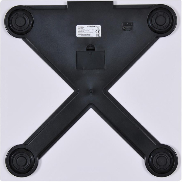 Весы напольные электронные Hyundai H-BS03563 (белый)