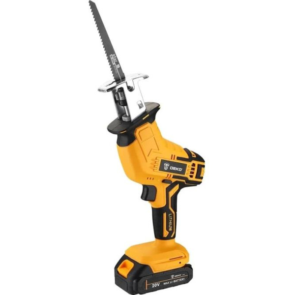 Сабельная пила Deko DKRS20-Li 063-4311 (с 2-мя АКБ, кейс)