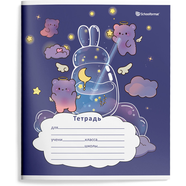Набор тетрадей Schoolformat ВОЛШЕБНЫЕ МИШКИ ТШЛ12-ВЛМ4 (4 шт)