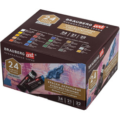 Краски акриловые художественные BRAUBERG ART PREMIERE 191782