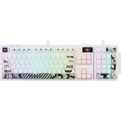 Клавиатура Дарк Проджект KD87A+Numpad (белый)