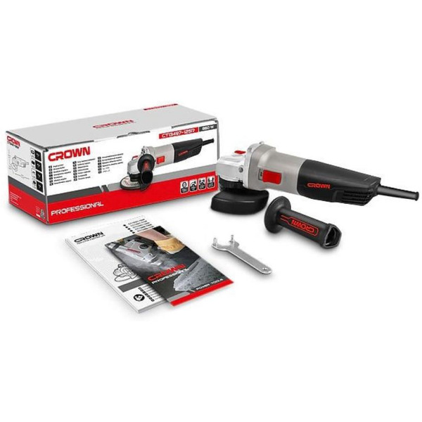 Угловая шлифмашина Crown CT13497-125R