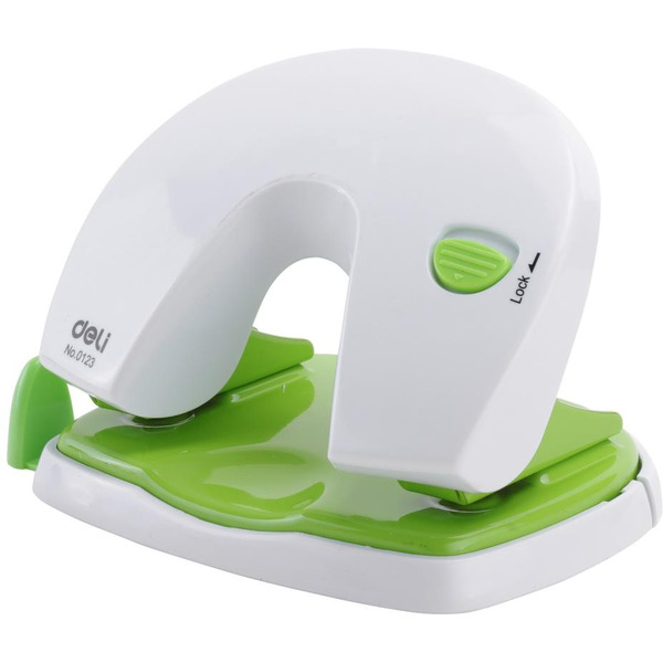 Дырокол DELI 0123GREEN