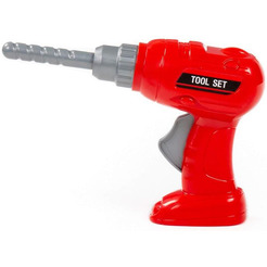 Шуруповёрт игрушечный Полесье №1 (красный) 90478