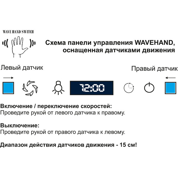 Вытяжка BACKER BH54MC-18F12K-BG (черный)