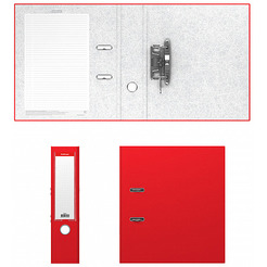 Папка-регистратор Erich Krause Granite 70 мм 43518 (красный)