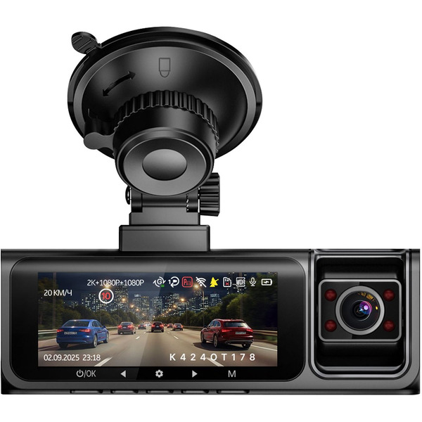 Видеорегистратор-GPS информатор (2в1) TrendVision Phantom 3CH GPS