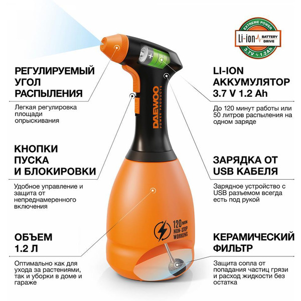 Опрыскиватель Daewoo Power DSA 1.2Li