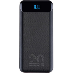 Внешний аккумулятор с дисплеем RIVACASE VA2580 (20000 mAh) черный