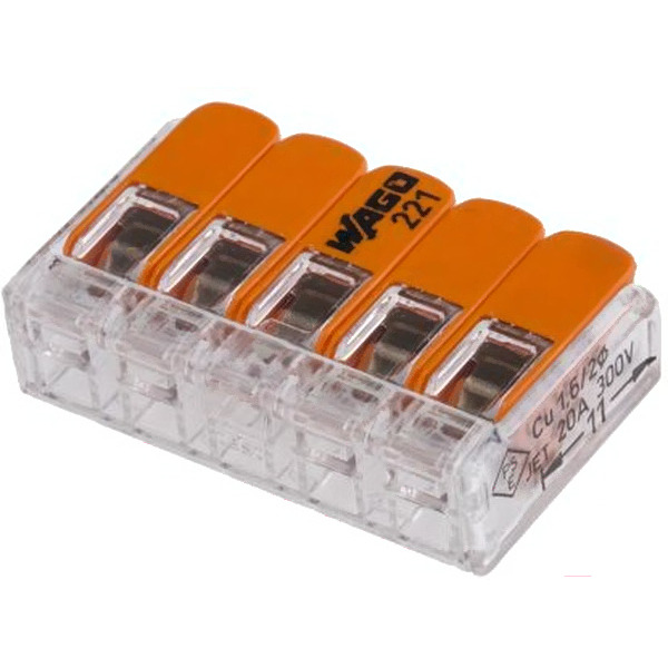 Универсальная клемма WAGO 07-5165 221-415 (25 шт)