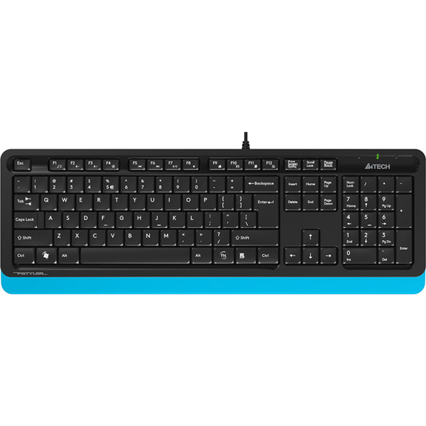 Клавиатура + мышь A4Tech Fstyler F1010 (черный/синий)