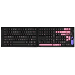 Набор кейкапов Akko Black & Pink Cherry Profile keycaps 229 шт