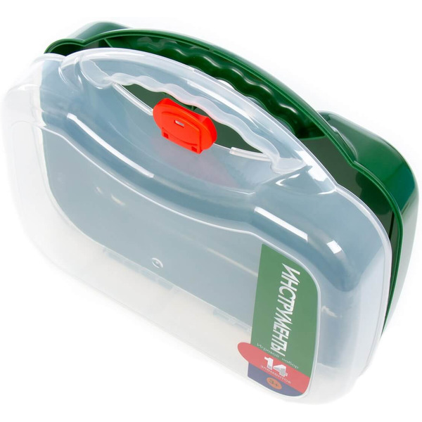 Набор инструментов Полесье №59 (14 элементов) 92810 (зелёный)