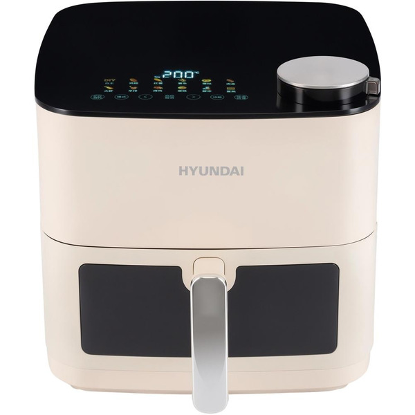 Аэрогриль Hyundai HYF-9088 (кремовый/серебристый)