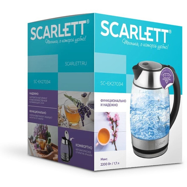 Электрочайник Scarlett SC-EK27G94
