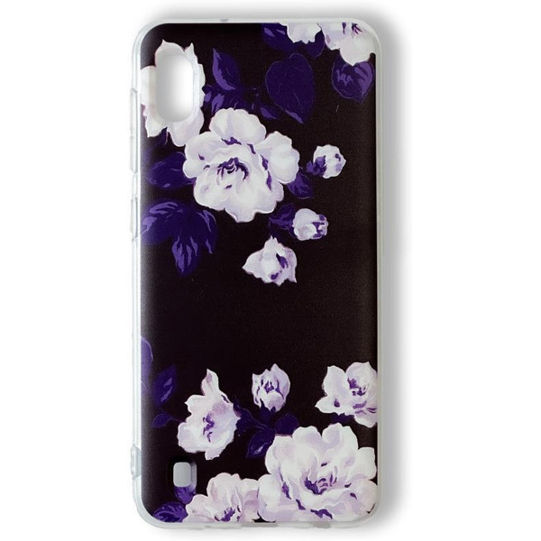 Задняя накладка CASE Print Samsung Galaxy A10 Черно-белый цветок