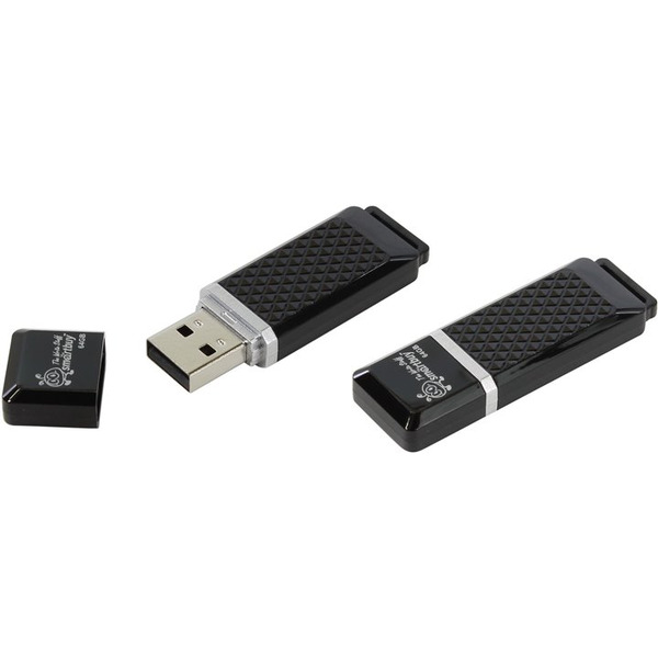 Флеш-накопитель SMARTBUY 64GB Quartz series Black SB64GBQZ-K