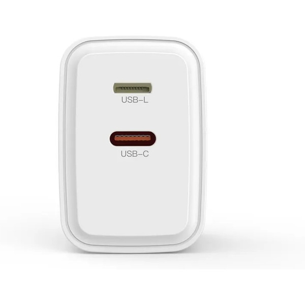 Сетевое зарядное XO L145 Lightning (белый)