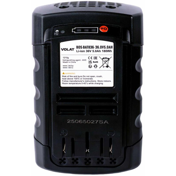 Аккумуляторная батарея VOLAT для Bosch 36.0V 5.0AH (Li-ion) BOS-BAT836