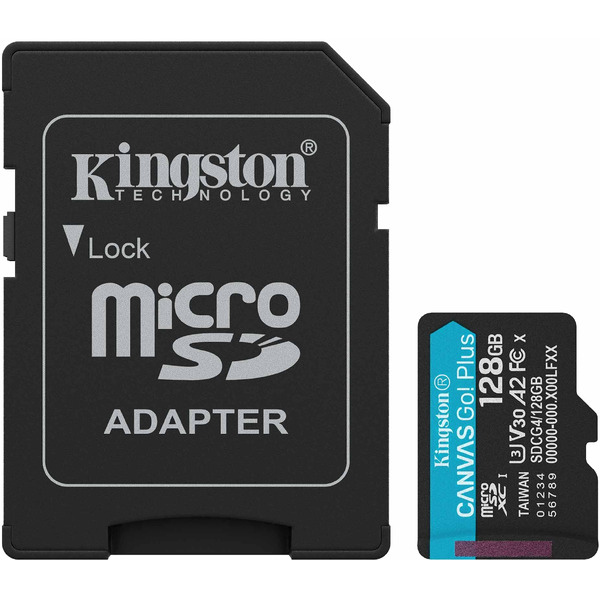 Карта памяти Kingston Canvas Go! Plus G4 microSDXC 128 GB (SDCG4/128GB)