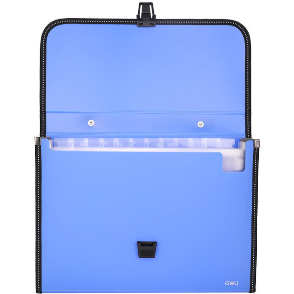 Папка-портфель Deli 5559 (синий)