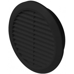 Решетка с сеткой от насекомых Awenta Classic T30CZ d100 (черный)