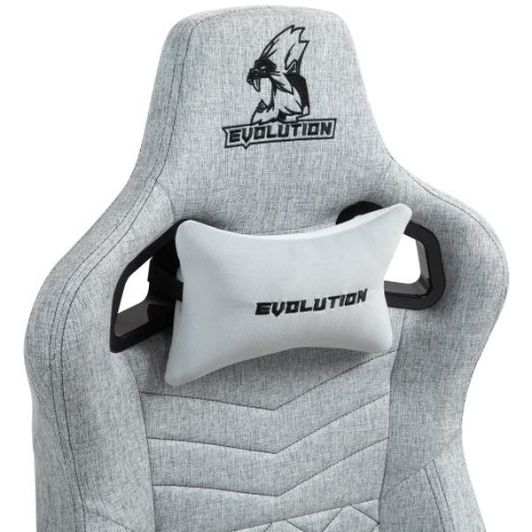 Игровое кресло EVOLUTION CONQUEROR FABRIC Grey