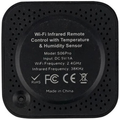 Умный пульт Connect с датчиками температуры и влажности EKF irr-ths