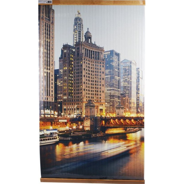 Инфракрасный обогреватель Домашний очаг Ночной город