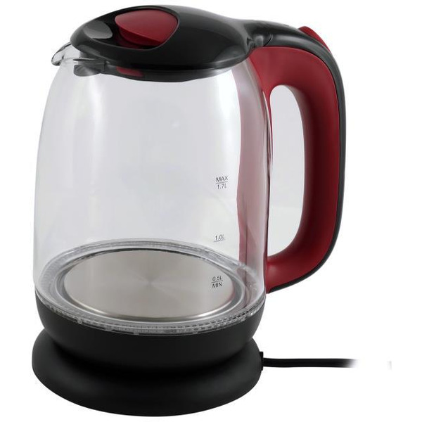 Электрочайник CENTEK CT-0034 (черный/красный)