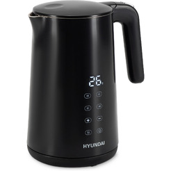 Электрический чайник Hyundai HYK-S4017 черный (металл)