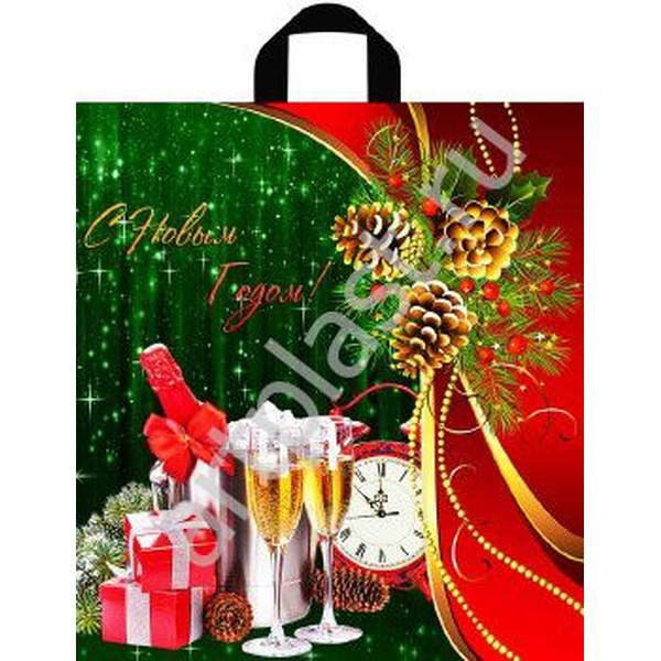 Любимое торжество Пакет с петлевой ручкой 40х44+6 (35)